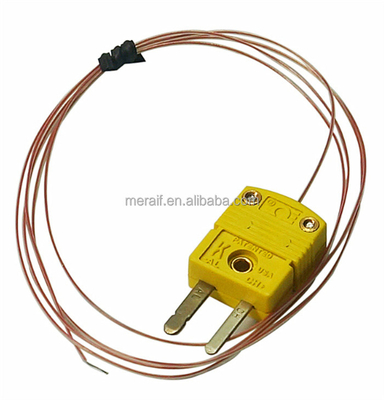 Type ligne ligne résistante à hautes températures de GG-K-30-SLE K de la température de thermocouple de mesure de la température de fibre de verre