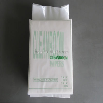 Essuie-glace 100% non pelucheux de Cleanroom de polyester de la vente en gros 1009le d'usine pour industriel