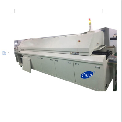 Zones de soudure du four 8 de ré-écoulement adaptées aux besoins du client par machine de carte PCB de four de ré-écoulement de Smt de soudure