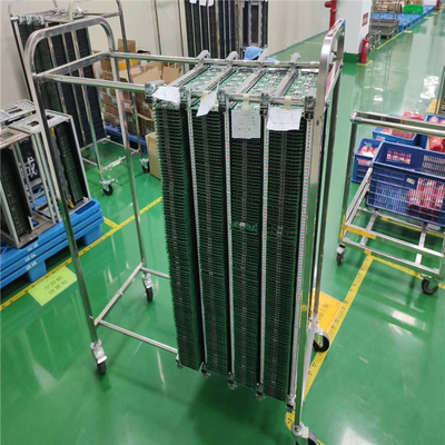 La carte PCB antistatique plaque le chariot d'ESD de chiffre d'affaires de chariot à acier inoxydable d'ESD